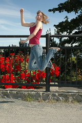 Becky Jumping