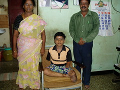 Jana and his parents (Bhuvaneswari & Kesavan)