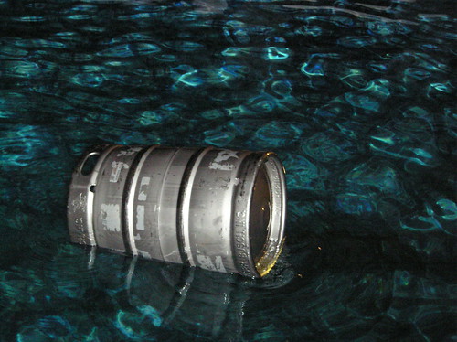 A floating keg
