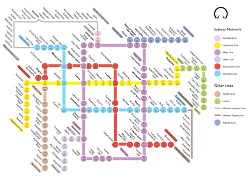 My Nagoya Subway Map Inside