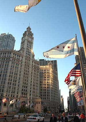 chicago tribune building. Chicago Tribune Photo.