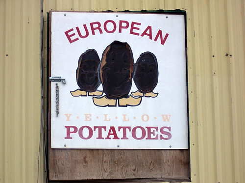 scary potatoes, not so yellow