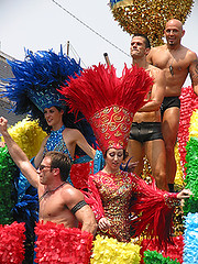 The Illinois State Lottery Float, Chicago Pride Parade, 2005