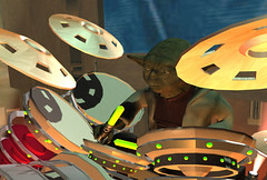 Yoda on drums