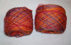 Kool-aid dyed yarn